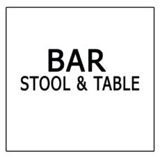Bar Stool and Table